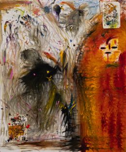 Painting, Goat, Lapin