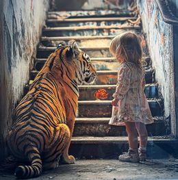 Fotografia, Le petite Fille est le Tigre, Xavier Wttrwulghe