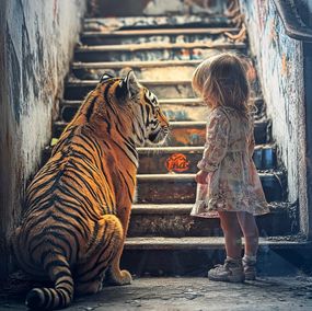 Fotografia, Le petite Fille est le Tigre, Xavier Wttrwulghe