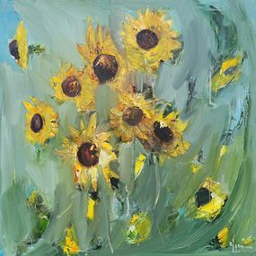 Pittura, Sunflowers in Motion, Vlas Ayvazyan