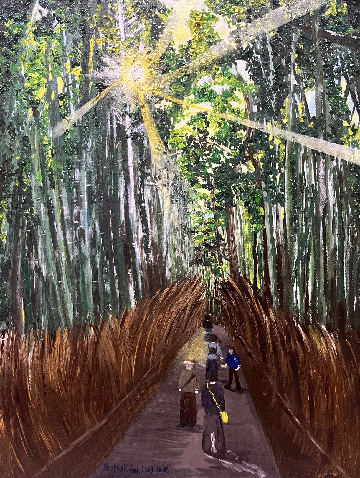 Yen Hui Chen, Light through the bamboo forest Yen Hui Chen, Light through the bamboo forest
