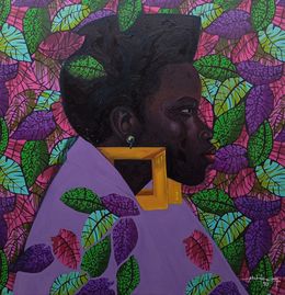 Peinture, Veiled in Bloom, Bakare Abubakri-sideeq Babatunde