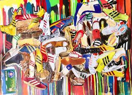 Peinture, Hommage aux Légendes du Sport, Muriel Deumie