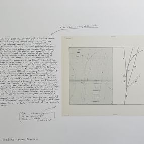 Stampe, Liquid Hydrogen Bubble Chamber Photograph, Bernar Venet