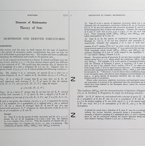 Stampe, Theory of Sets, Morphisms and derived Structures, Bernar Venet