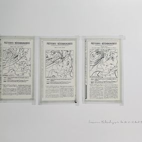 Stampe, Prévisions Météorologiques les 20-21-22 Août 1968, Bernar Venet