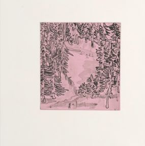 Print, Wall of Death, Peter Doig