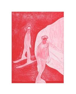 Print, Two Brothers (Red), Peter Doig