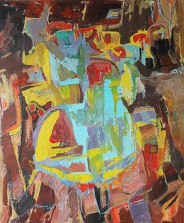 Pittura, Dance of the Bee. Series Vibrations of the Earth, Mariia Voronchak