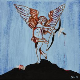 Painting, Cupid's a killer, Elie Chammaa
