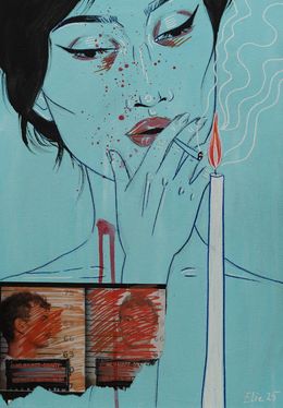 Painting, It's because of you, Elie Chammaa