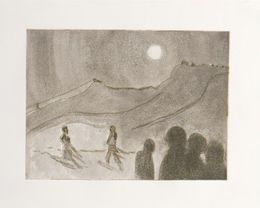 Print, Gornergrat Yellow Sky, Peter Doig