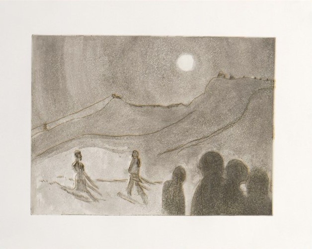 Peter Doig, Gornergrat Yellow Sky Peter Doig, Gornergrat Yellow Sky