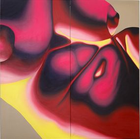 Painting, Diptyque Selfportrait 042025, Valentine Dardel