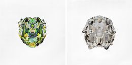 Pintura, Xenestela 3 and 2, Diptych. From The Series Xenestela, Fredy Saul Serrano