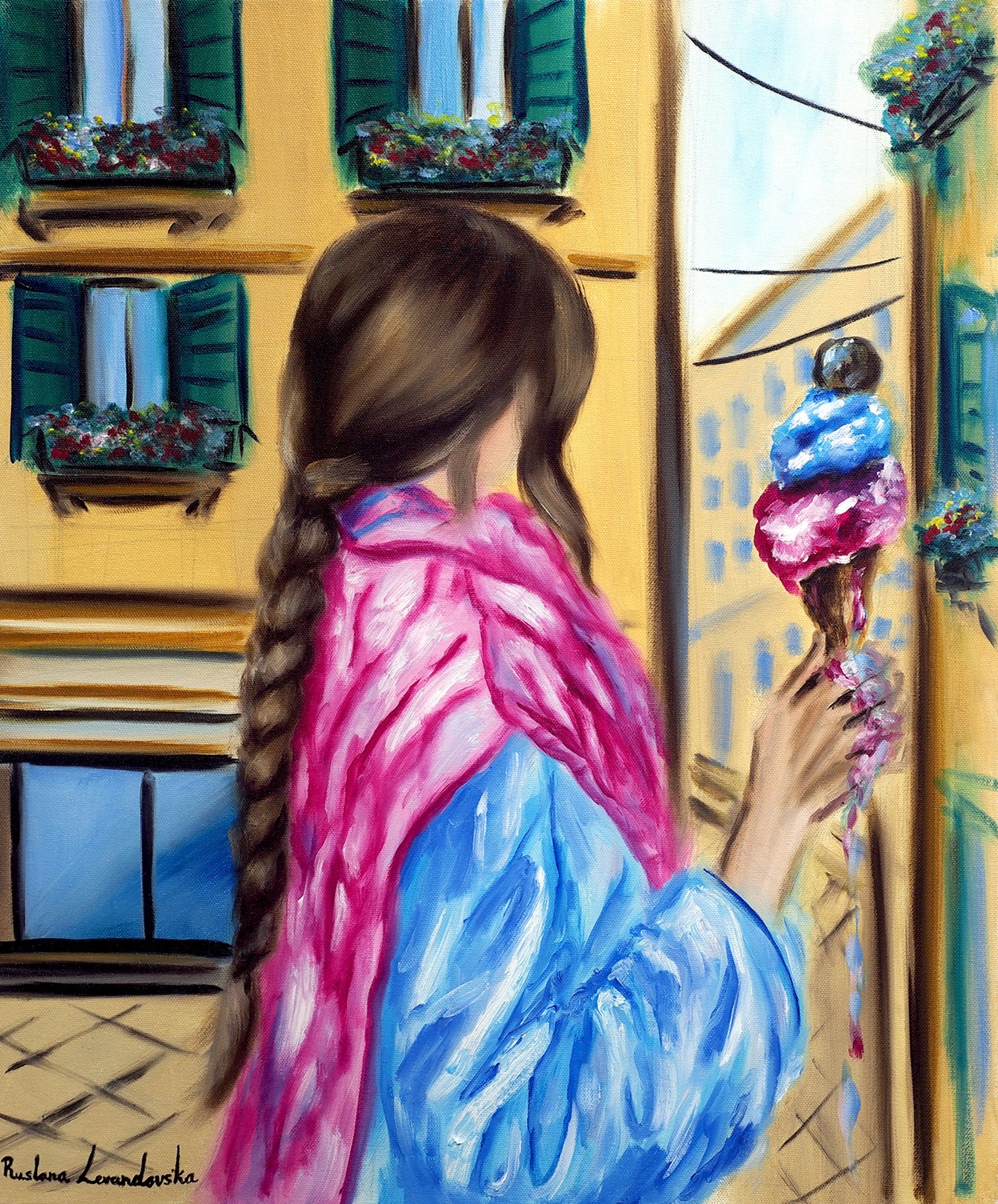 Ruslana Levandovska, The Girl with the Gelato Ruslana Levandovska, The Girl with the Gelato