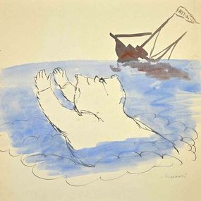 Dessin, The Shipwreck of Actualism, Mino Maccari