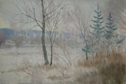 Painting, Snow, Valery Savenets