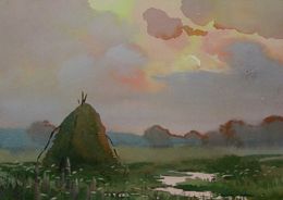 Painting, The Sun Goes Down, Valery Savenets