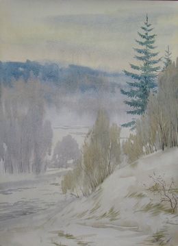Painting, Winter Sleep, Valery Savenets
