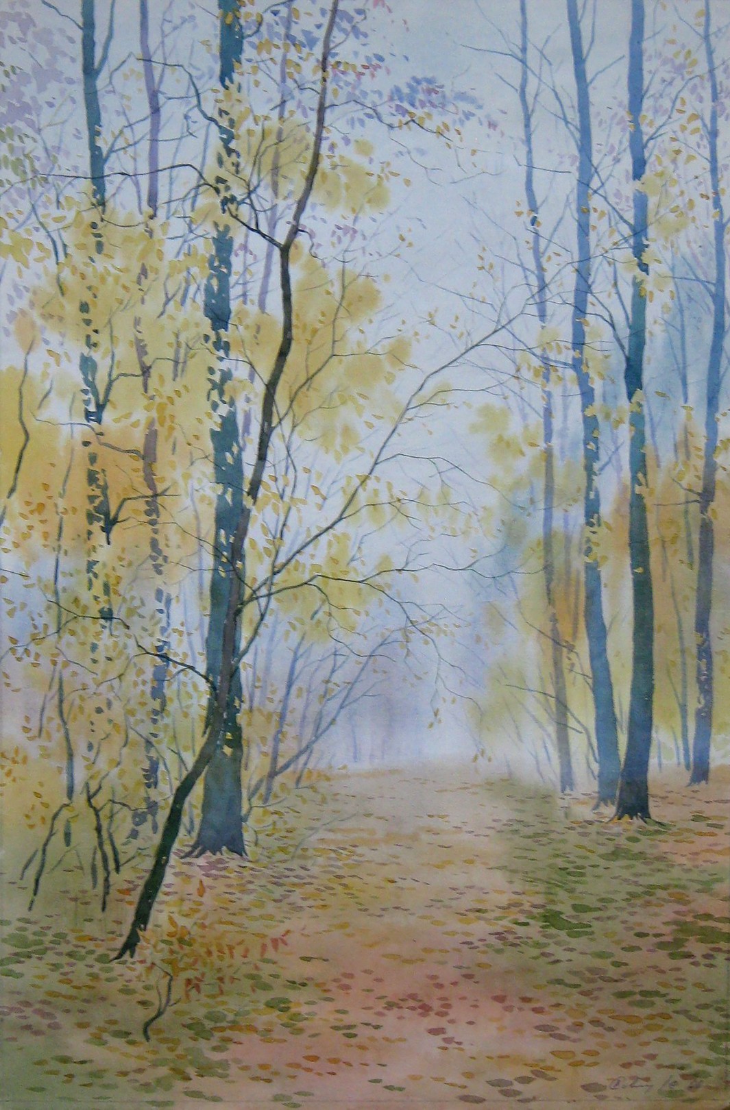 Valery Savenets, Fallen Leaves on the Path Valery Savenets, Fallen Leaves on the Path