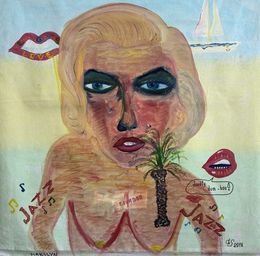 Painting, Marilyn Monroe, Serge Lis Eliseev