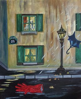 Peinture, La froideur ordinaire d'une rue, Christine Beloeuvre