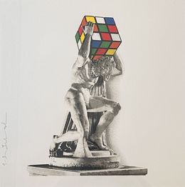 Print, Rubik`s Atlas, Mr Brainwash