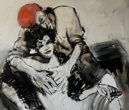 Painting, Amantes, Adrián Socorro