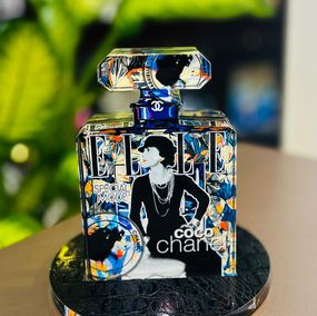 Sculpture, Coco Chanel Tribute Perfume Bottle, Small, Fred Meurice