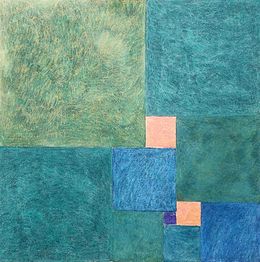 Peinture, Sans titre (carré parfait), Lise Levitsky aka Elisabeth Gainsbo