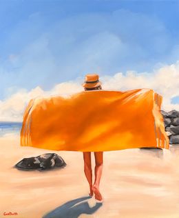 Pintura, Girl with the Yellow Towel, Ger Da