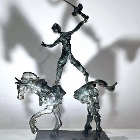 Sculpture, Don Quichotte, Adeline Weber Guibal