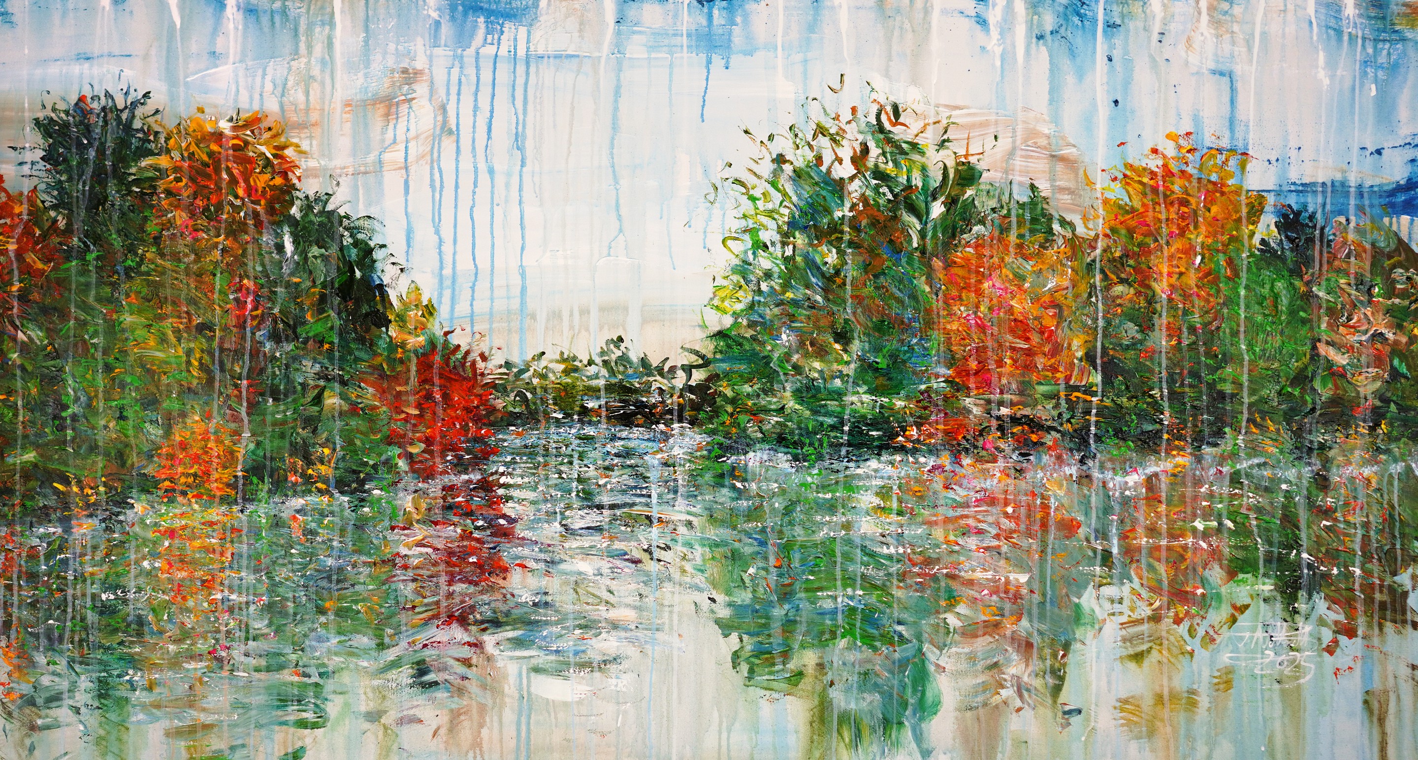 Peter Nottrott, Trees By A Lake L 1 Peter Nottrott, Trees By A Lake L 1