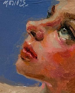 Pintura, Portrait Fille, John Mejia