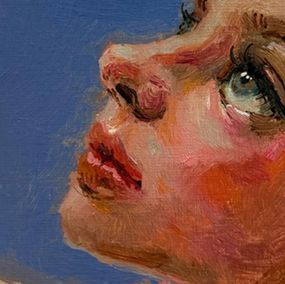 Pittura, Portrait Fille, John Mejia