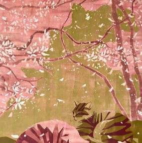 Pintura, Under The Cherry Blossoms, Ekaterina Prisich