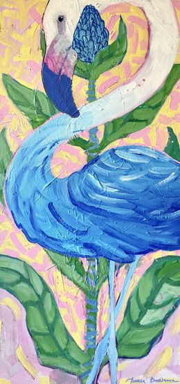 Pittura, Blue Flamingo, Daria Borisova