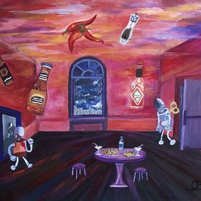 Painting, C'est la fête ce soir !, Christine Beloeuvre