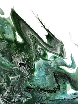 Gemälde, Lush Green Tides, Monica Tangen