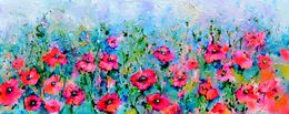 Pintura, Wild Red Poppy, Poppies Field, Soos Roxana