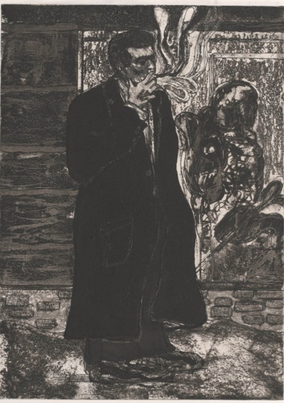 Peter Doig, Zermatt Street Scene D.W. Peter Doig, Zermatt Street Scene D.W.