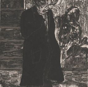 Print, Zermatt Street Scene D.W., Peter Doig