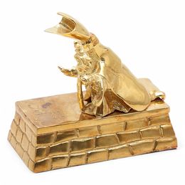 Sculpture, Narciso in 18 carat gold, Salvador Dali