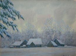 Painting, Evening Lights, Valery Savenets
