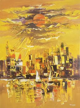 Peinture, Harbor in Light, Hayk Miqayelyan