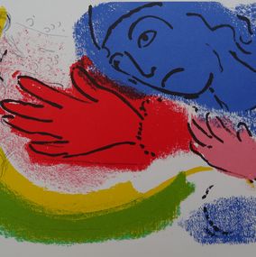 Print, Cavalleriza, Marc Chagall