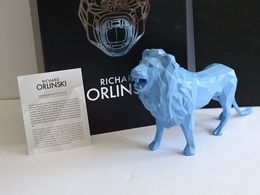 Design, Lion Matt Blue, Richard Orlinski