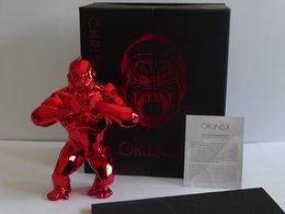 Design, Kong Christmas (Red hand signed), Richard Orlinski