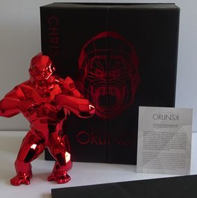 Design, Kong Christmas (Red hand signed), Richard Orlinski